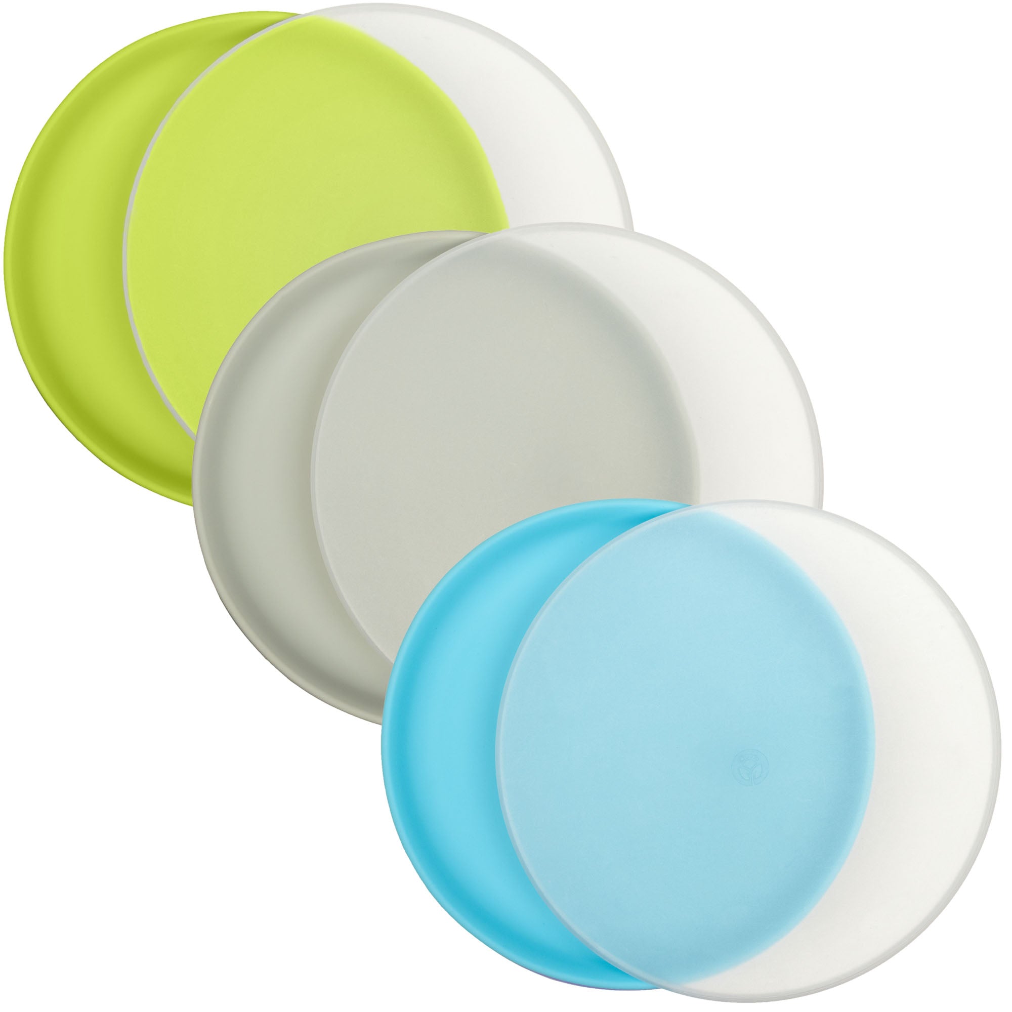 WeeSprout Suction Plates for Babies & Toddlers - 100% Silicone, Plates Stay Put with Suction Feature, Divided Design for Picky E