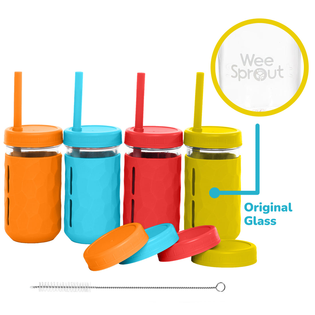 Kids Stainless Steel Cups With Handle, Drinking Tumblers Eco