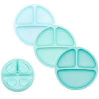 Baby or Kids Divided Suction Plates With Lids