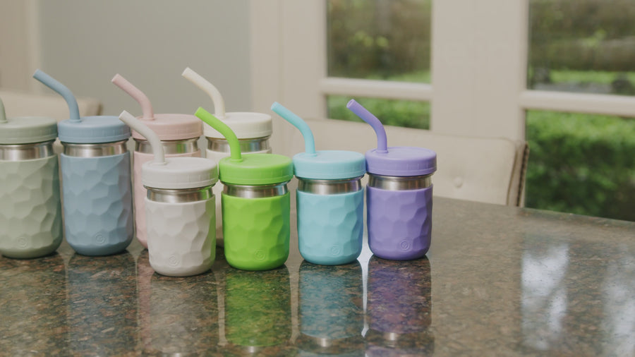 2-in-1 Stainless Steel Baby or Toddler Cups