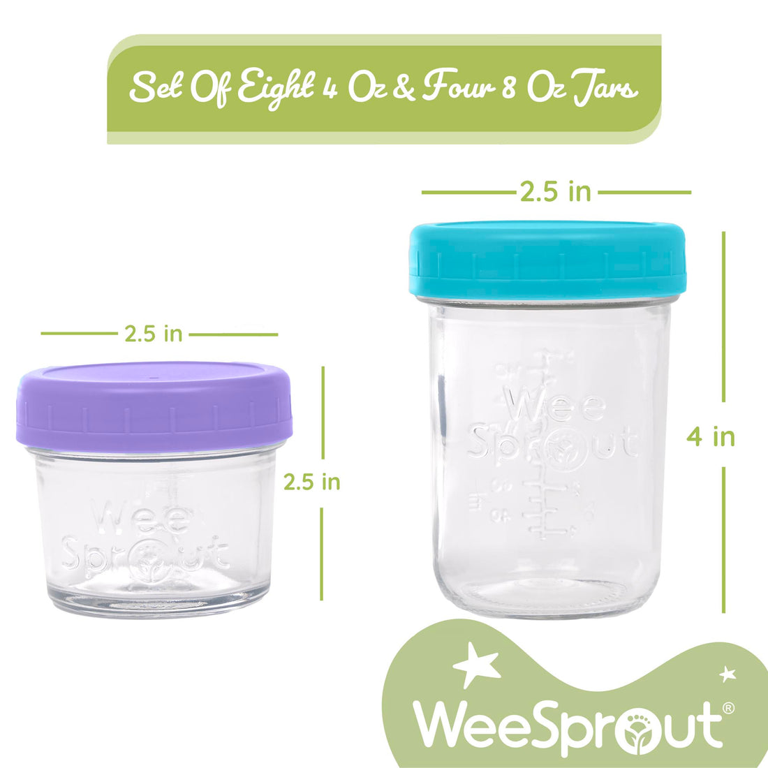 Sustainable 22 oz Glass Container | Bamboo Lid